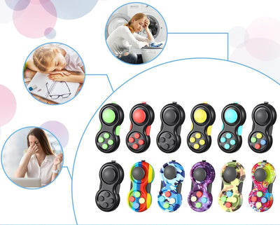 Fidget Pad Retro Classic Fidget Controller (2 Pieces Random)