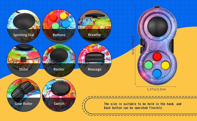 Fidget Pad Retro Classic Fidget Controller (2 Pieces Random)
