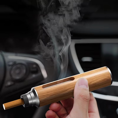 Portable Car Ashtray – No More Mess or Falling Ash, Keep Your Car Clean While Smoking