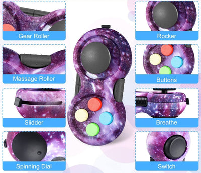 Fidget Pad Retro Classic Fidget Controller (2 Pieces Random)