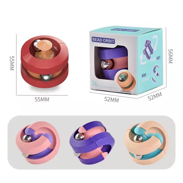 Decompression Orbit Ball Cube – Anti-Stress Fidget Toy for Kids and Teens (2 Random Colors)
