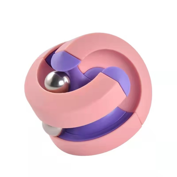 Decompression Orbit Ball Cube – Anti-Stress Fidget Toy for Kids and Teens (2 Random Colors)