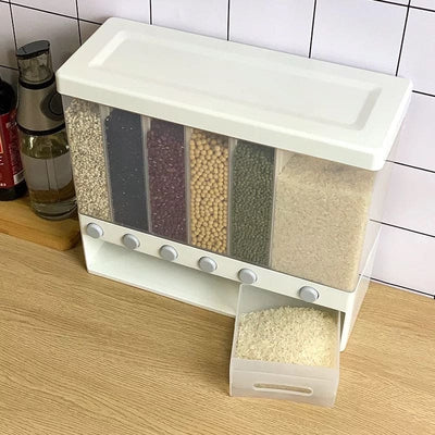 10 kg Wall-Mounted Dry Food Dispenser with FREE DELIVERY 30% OFF